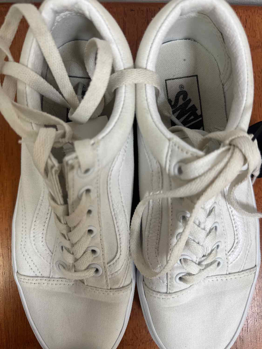 Vans Shoe Size 7.5 White athletic sneaker