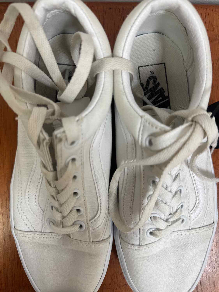 Vans Shoe Size 7.5 White athletic sneaker
