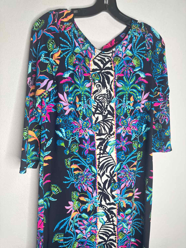 Lilly Pulitzer Size Check Size Multi-Color long sleeve dress