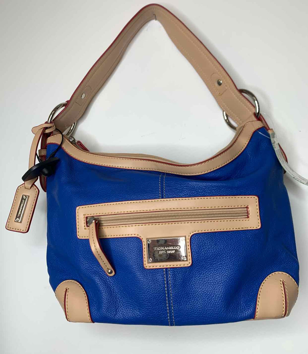 Tignanello Blue shoulder bag – Serendipity Consignment Boutique