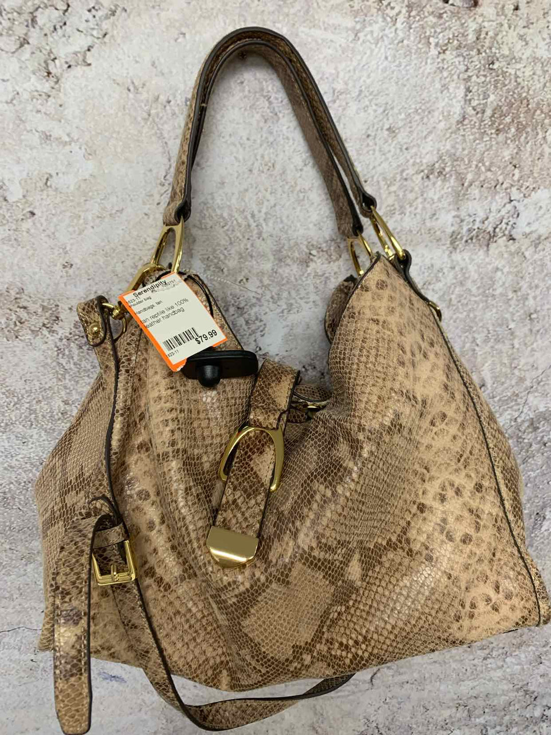 tan shoulder bag