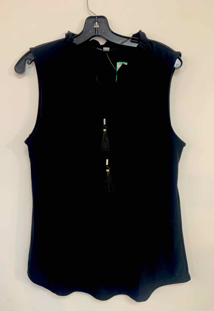 Tahari Women Size M Black sleeveless