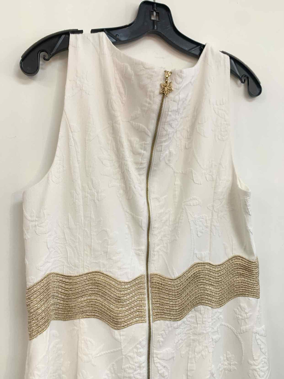 Lilly Pulitzer Size 12 White Solid sleeveless dress