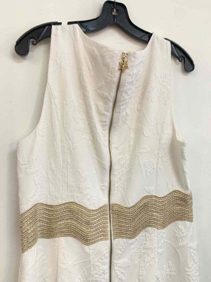 Lilly Pulitzer Size 12 White Solid sleeveless dress