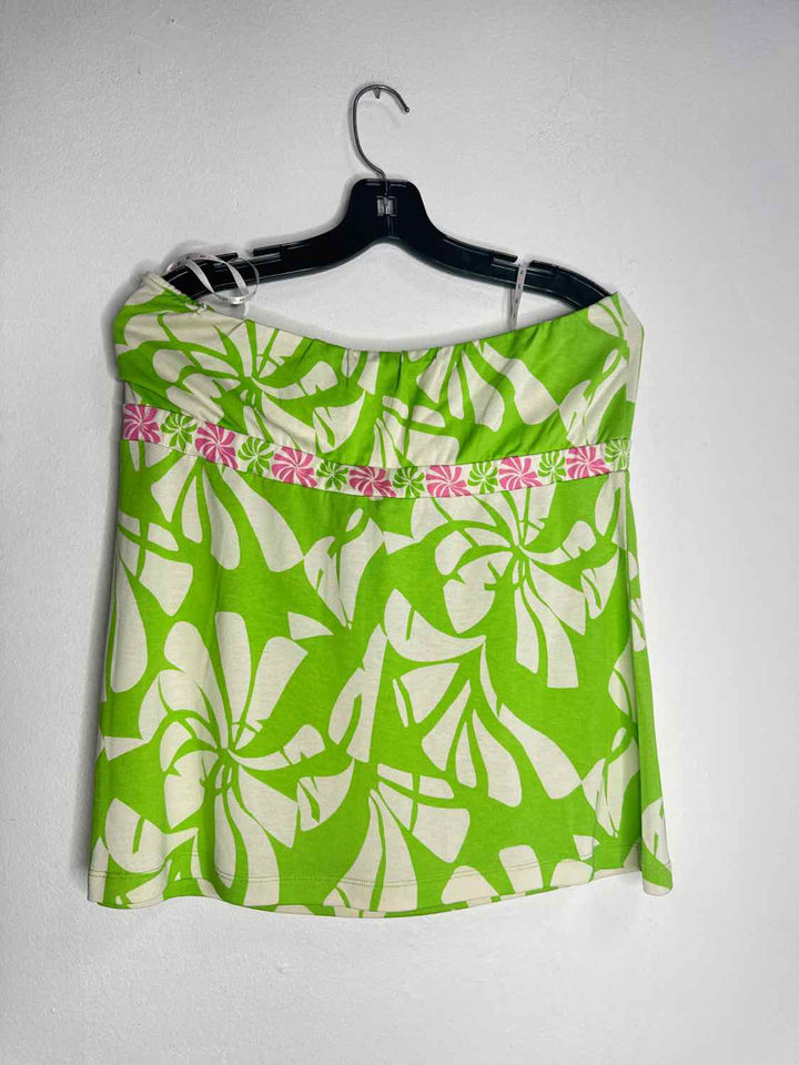 Lilly Pulitzer Size L Lime Green NWT Pink sleeveless