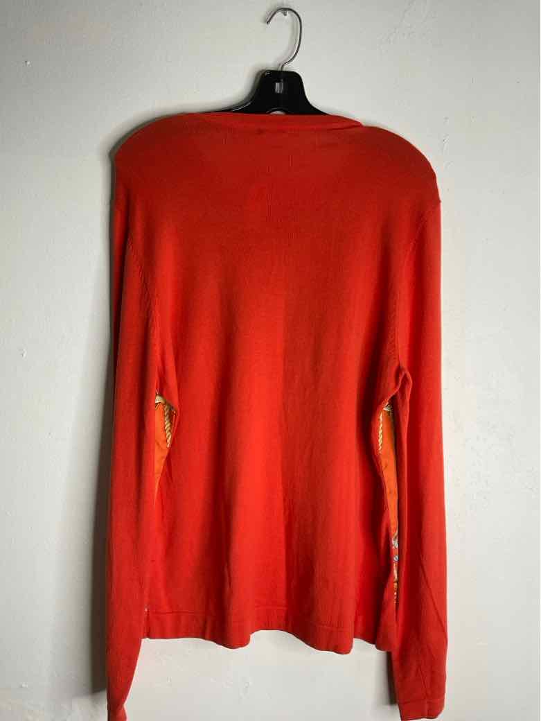 J. M Laughlin Size L Orange cardigan