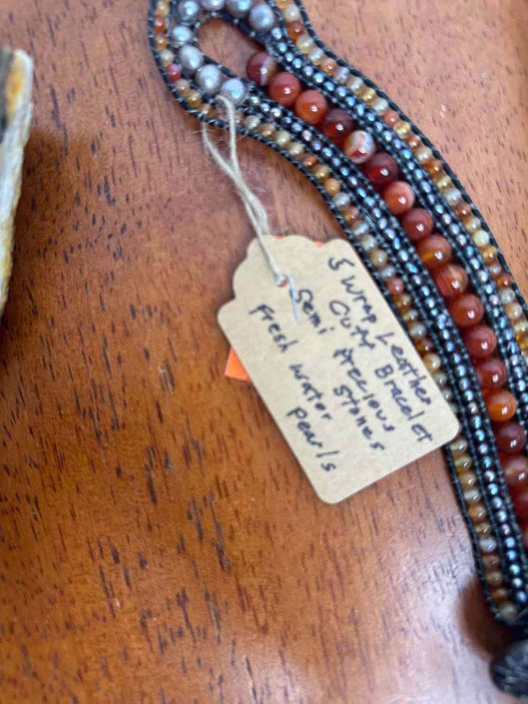 Stone Addiction Size OS Orange Excellent Bracelet