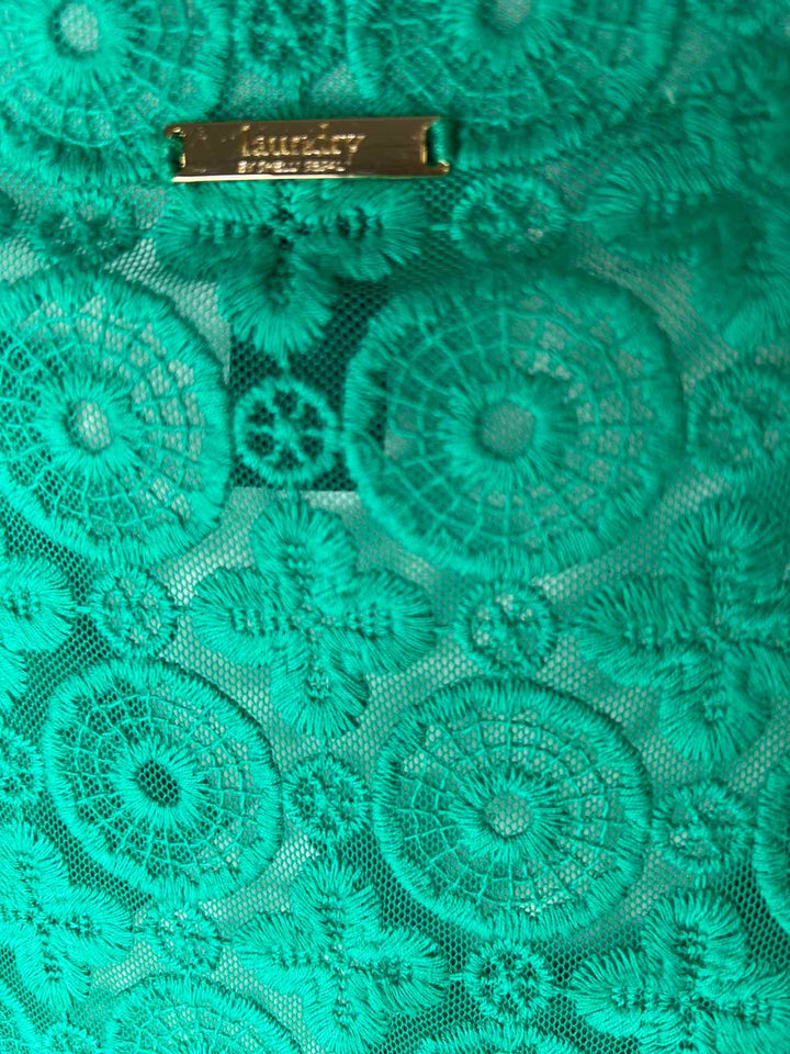 Laundry Women Size M Green long sleeve top
