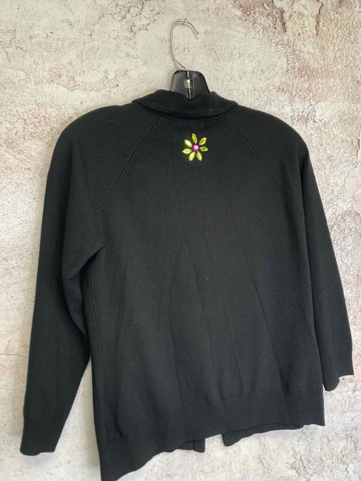 George Size L Black cardigan
