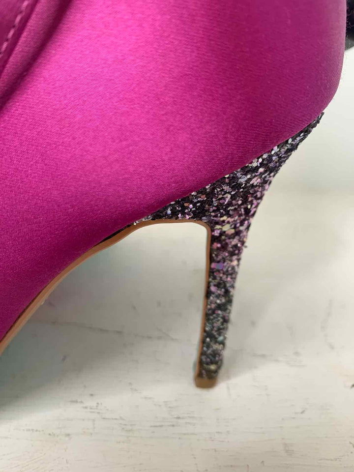 Betsey Johnson purple W Shoe Size 10 high heel