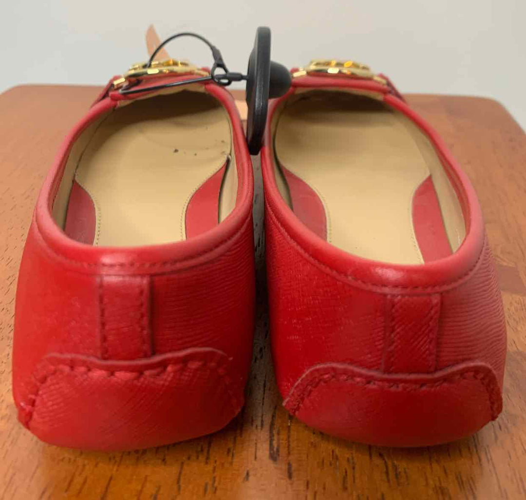 Michael Kors Red W Shoe Size 5 flat shoe