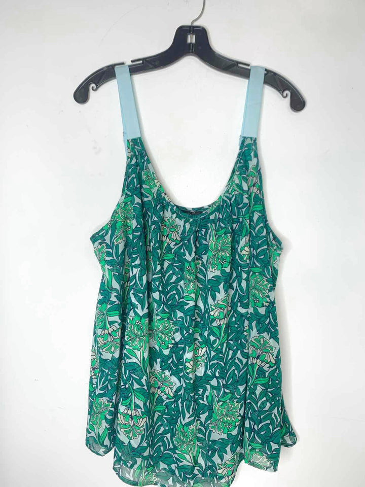 Lane Bryant Women Size 20 Green sleeveless