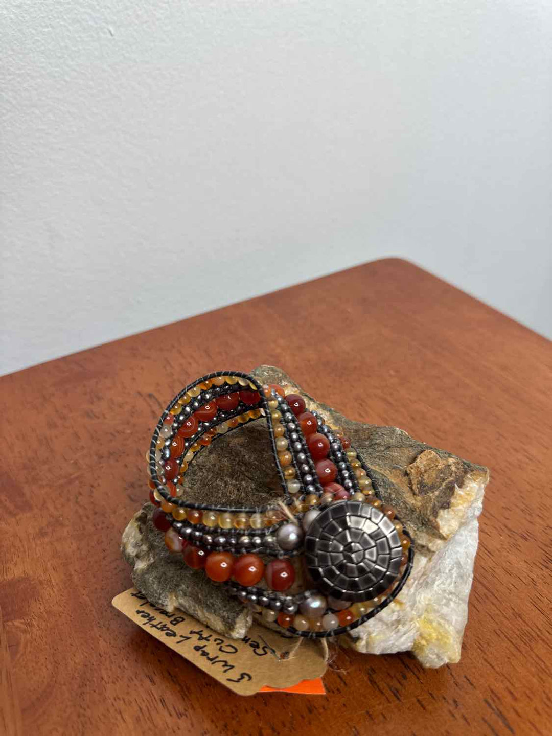 Stone Addiction Size OS Orange Excellent Bracelet