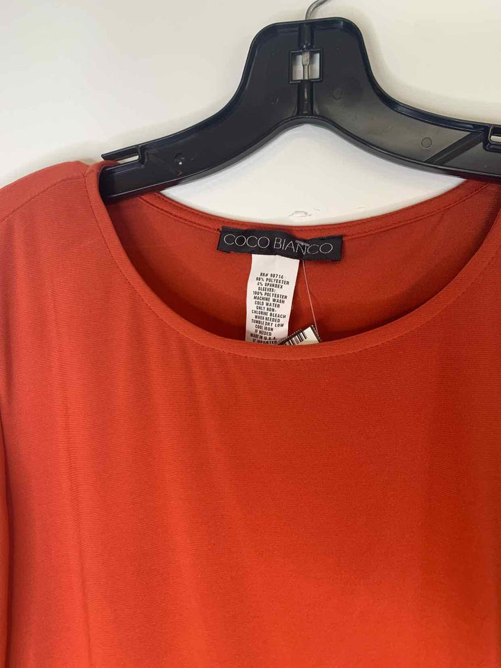 Coco Bianco Women Size L Orange long sleeve top