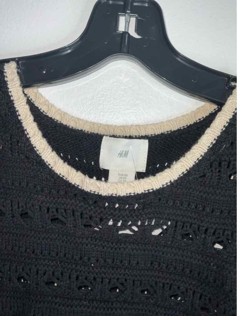 H&M Size XS Black Good Crochet sleeveless