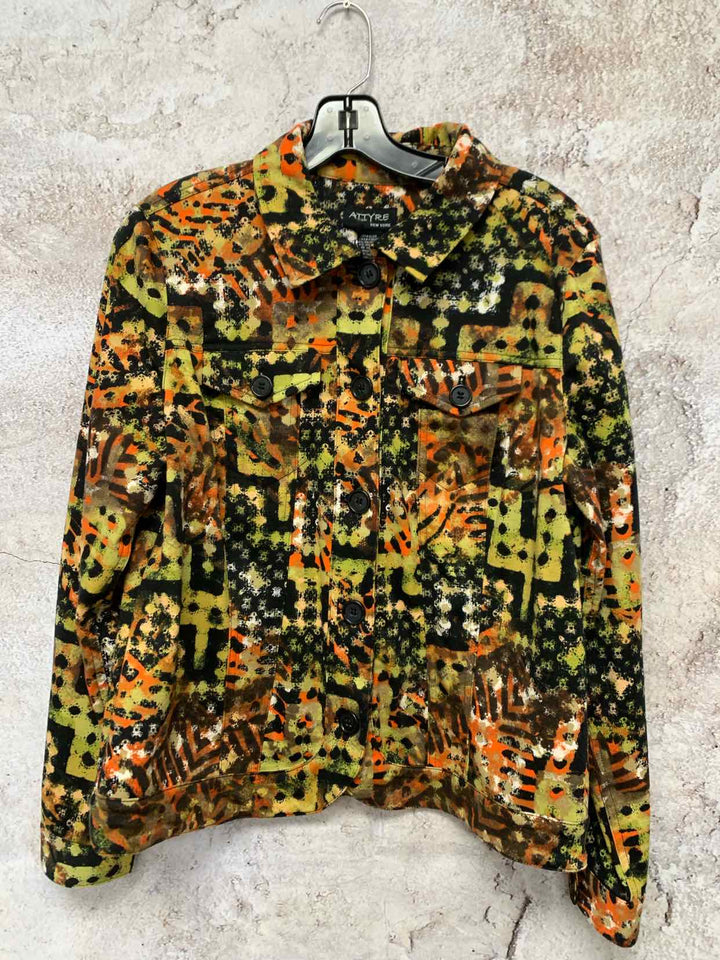 Attyre Orange Women Size M jacket