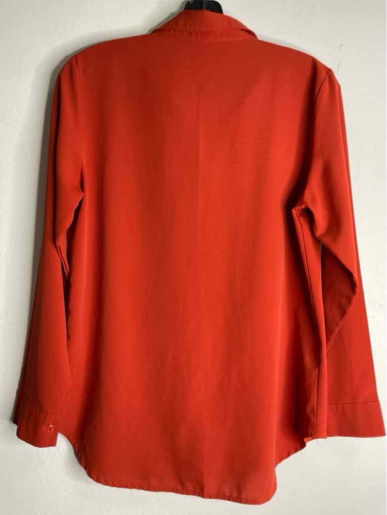 Diason Size S Pumpkin Button Down long sleeve top