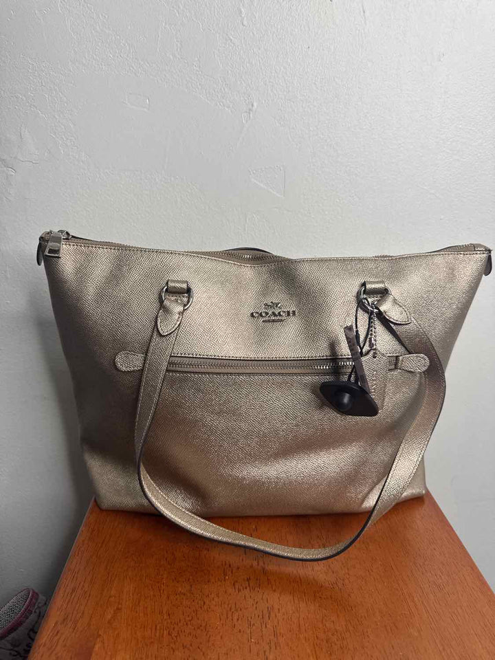 Coach Gold tote bag