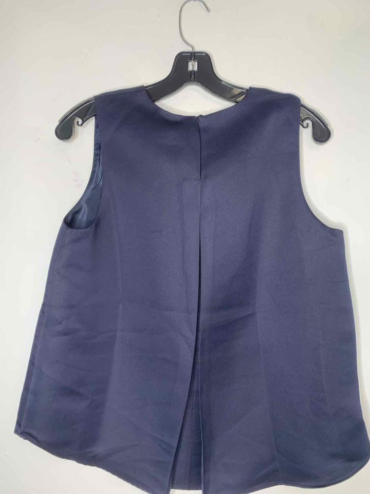 Glam Women Size M Navy sleeveless