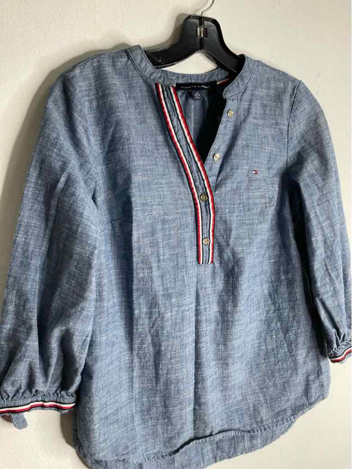 Tommy Hilfiger Size XS Blue long sleeve top