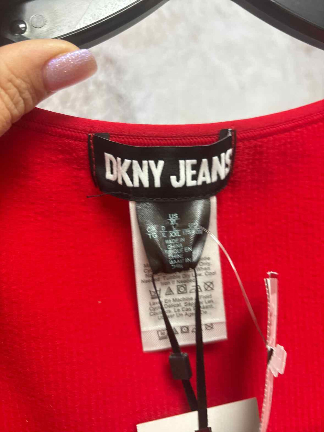 DKNY Red Women Size XL sweater