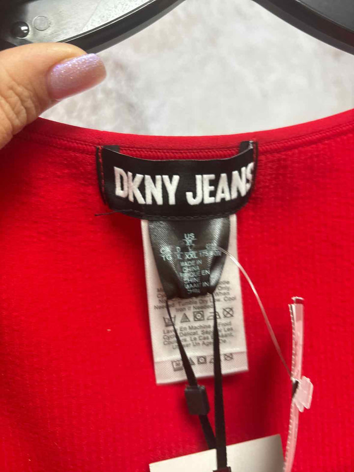 DKNY Red Women Size XL sweater