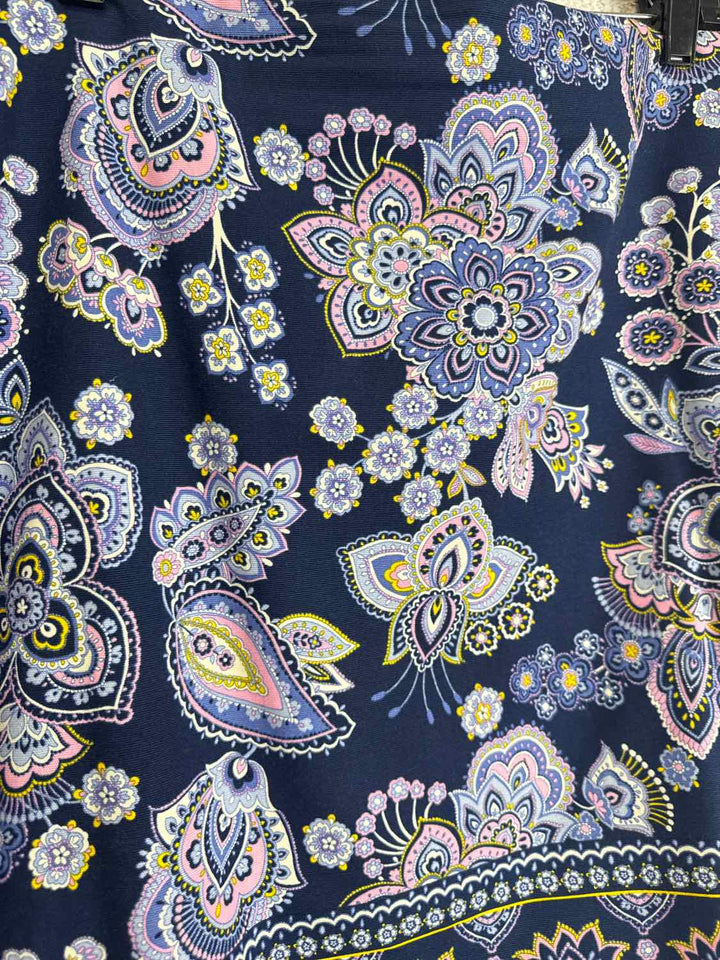 Talbots Size 14 Blue knee length skirt