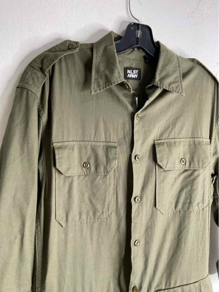 NLST Size S Green Collar romper