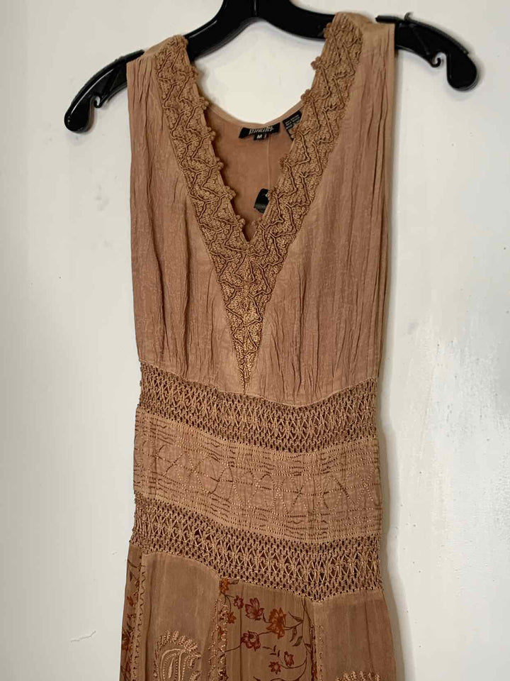 Women Size M Magic Brown maxi sleeveless