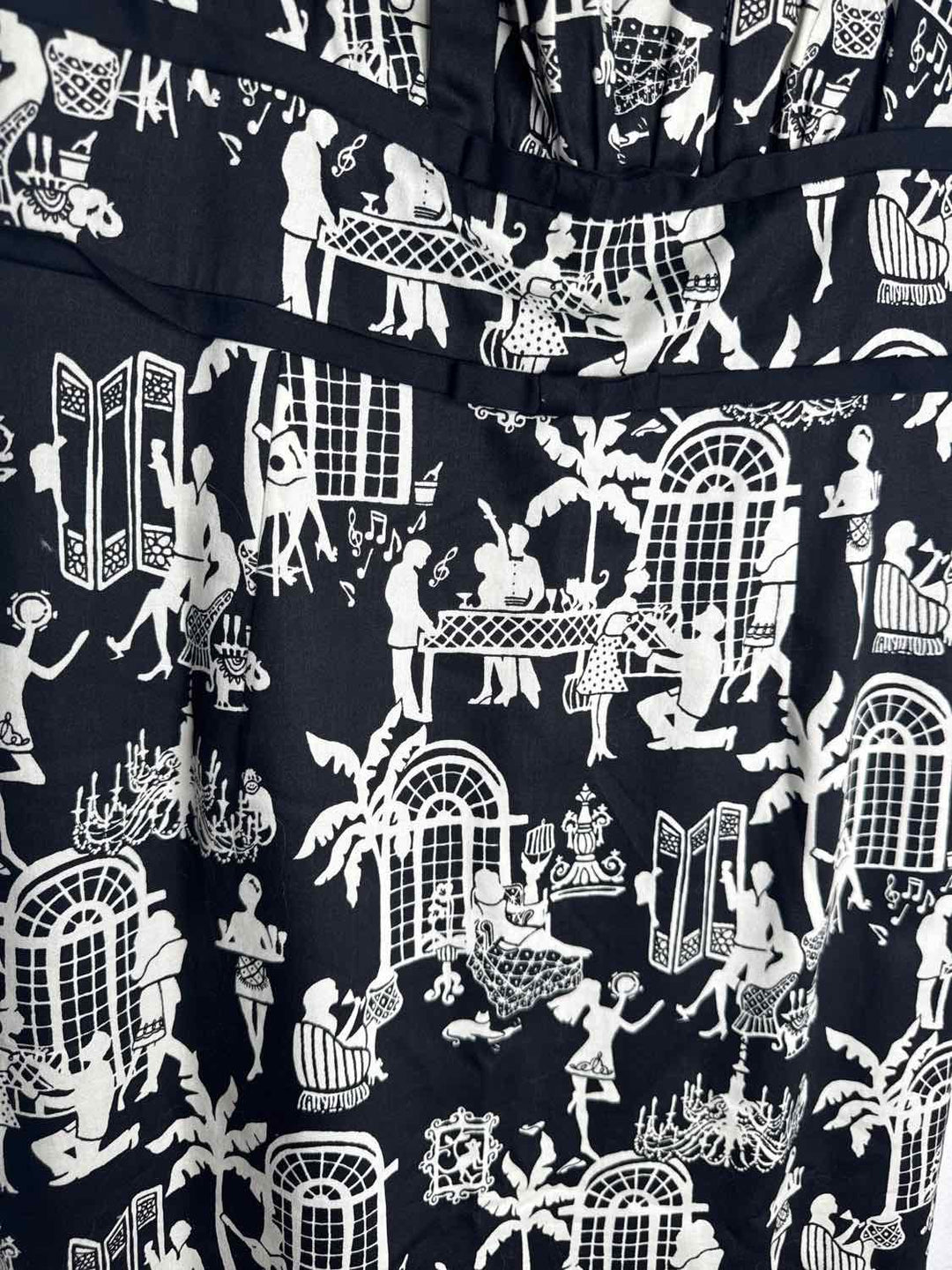 Lilly Pulitzer Size 10 Black Good Cafe sleeveless dress