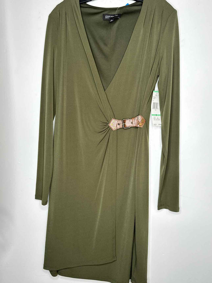 Women Size S Jones of New York Sport Green long sleeve dress