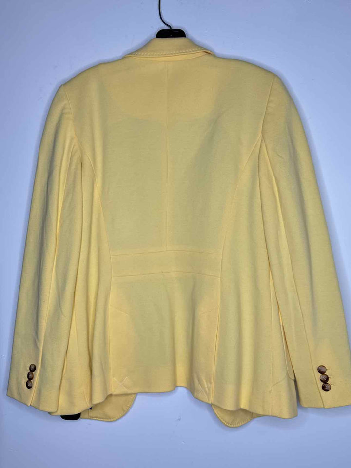 Talbots Yellow Women Size 8 jacket