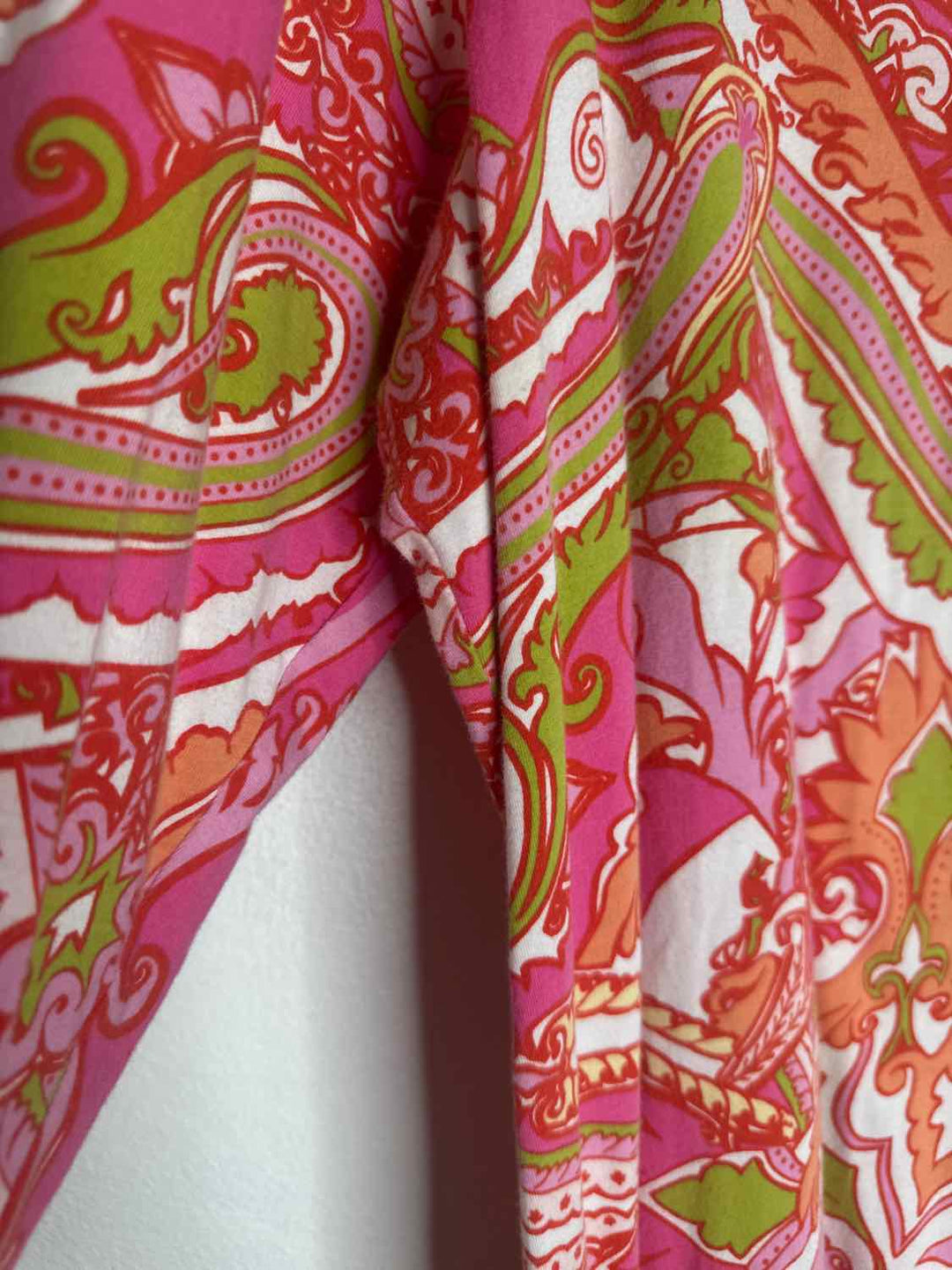 Soft Surroundings Size L Pink Beaded long sleeve top