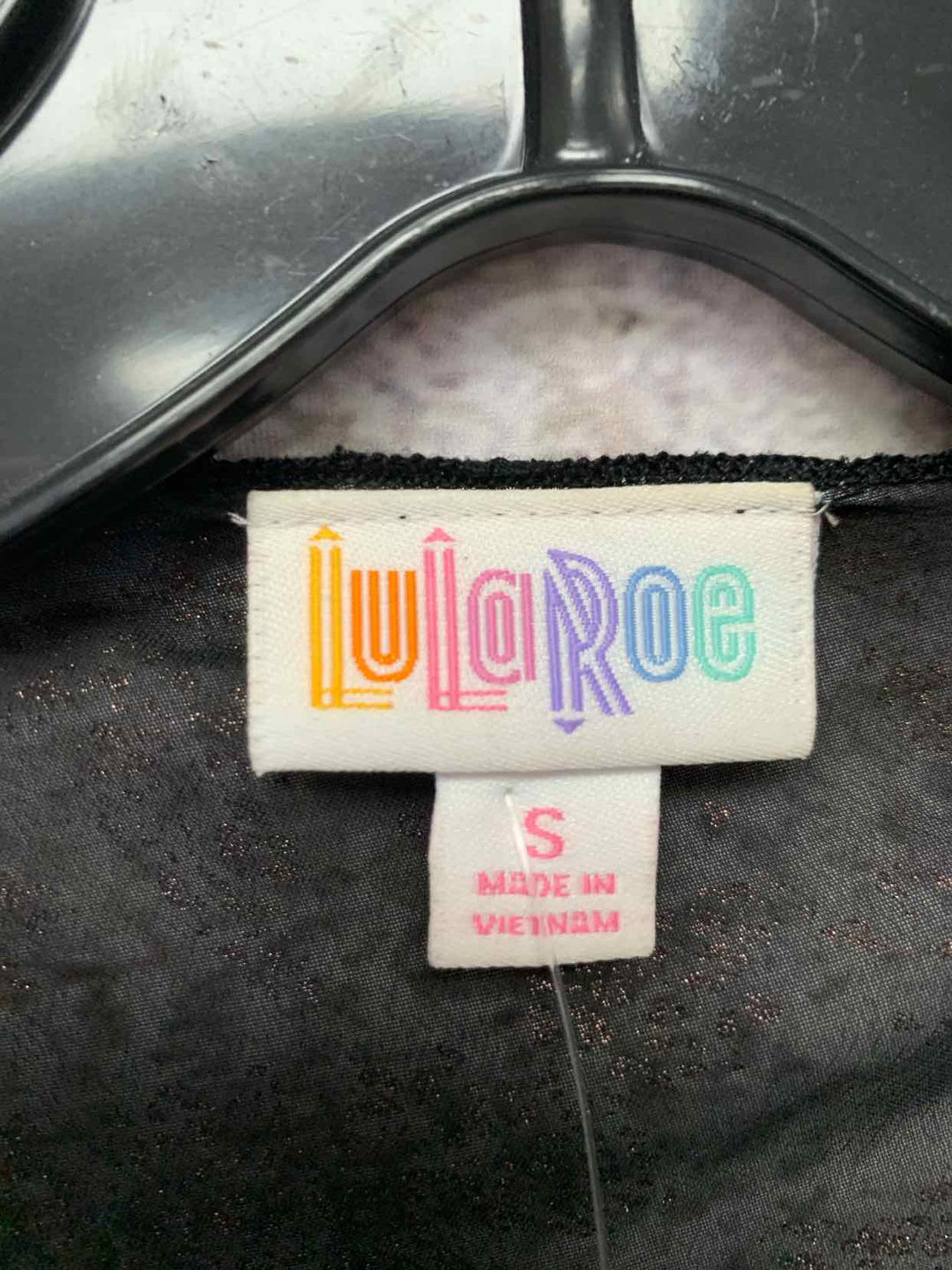 LulaRoe Size S Black and Gold shrug