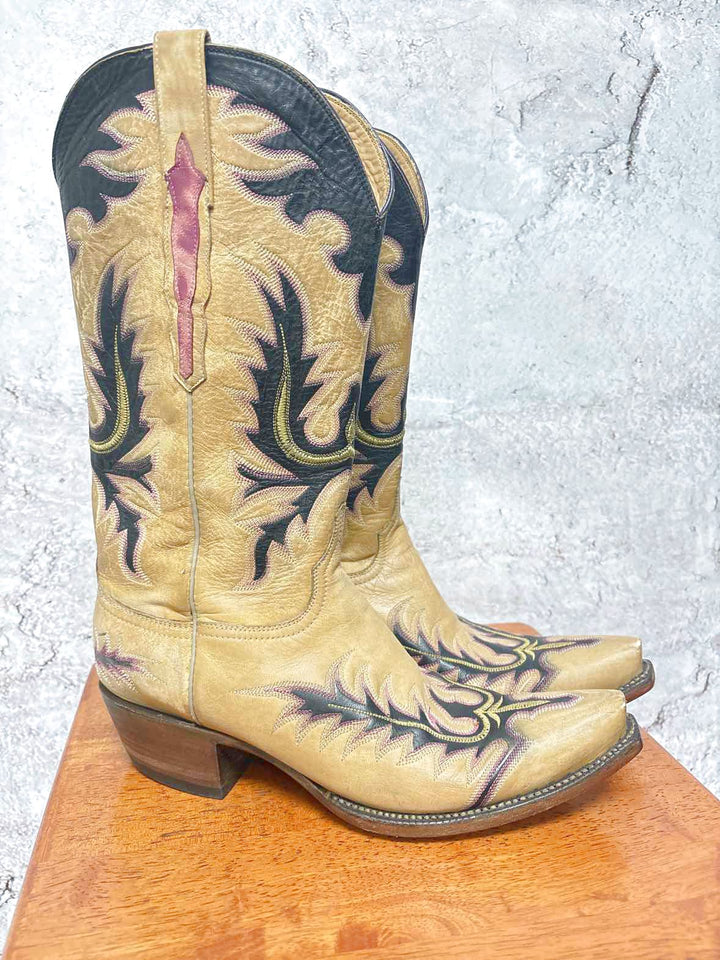 Lucchese Brown W Shoe Size 10 cowgirl boot