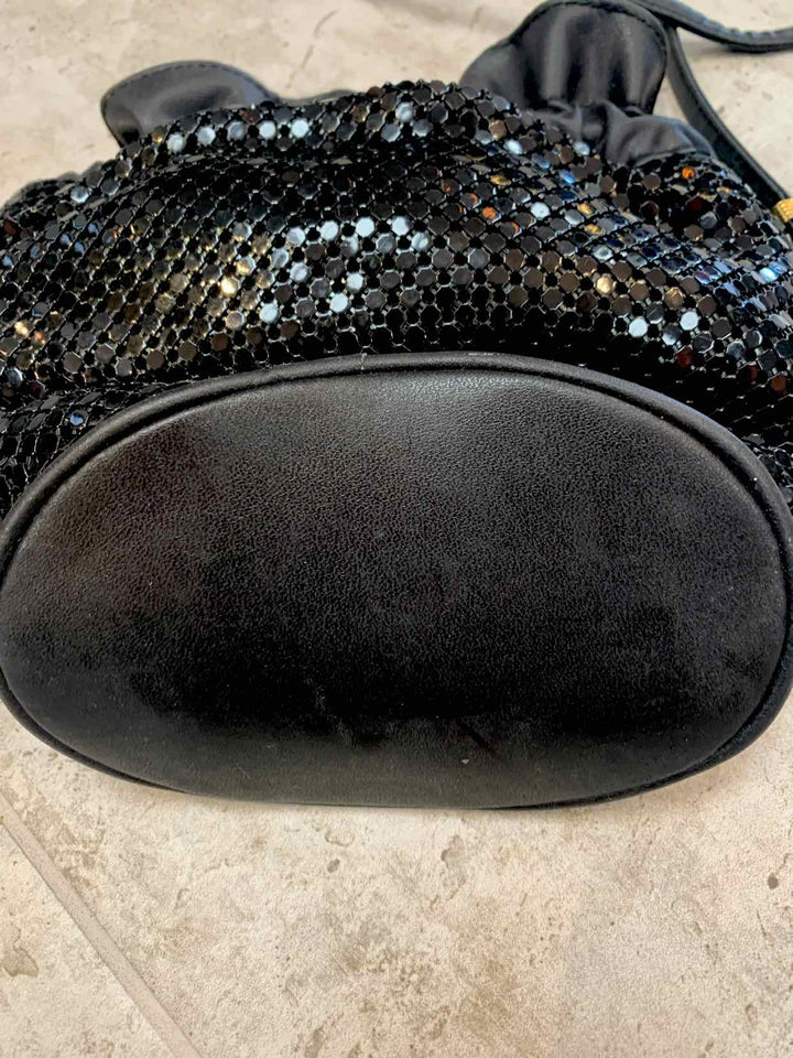 Whiting and Davis Black evening bag