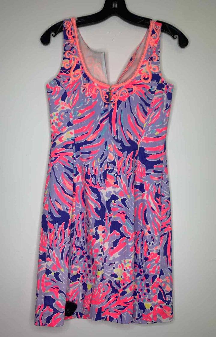 Women Size 0 Lilly Pulitzer Hot Pink sleeveless dress