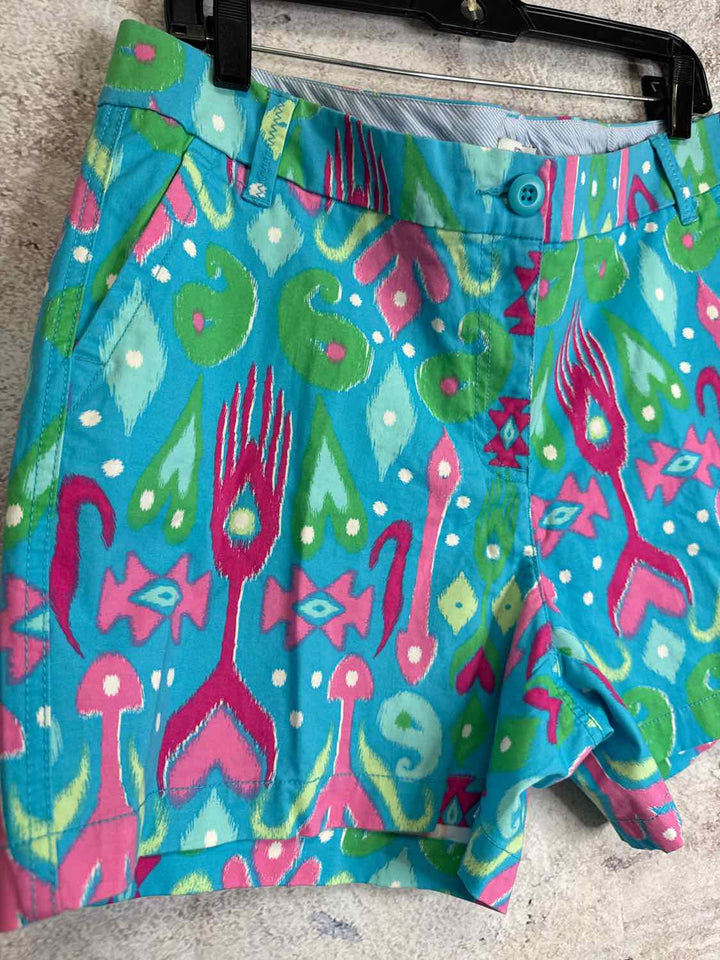 Crown & Ivy Size 12 Teal Shapes casual