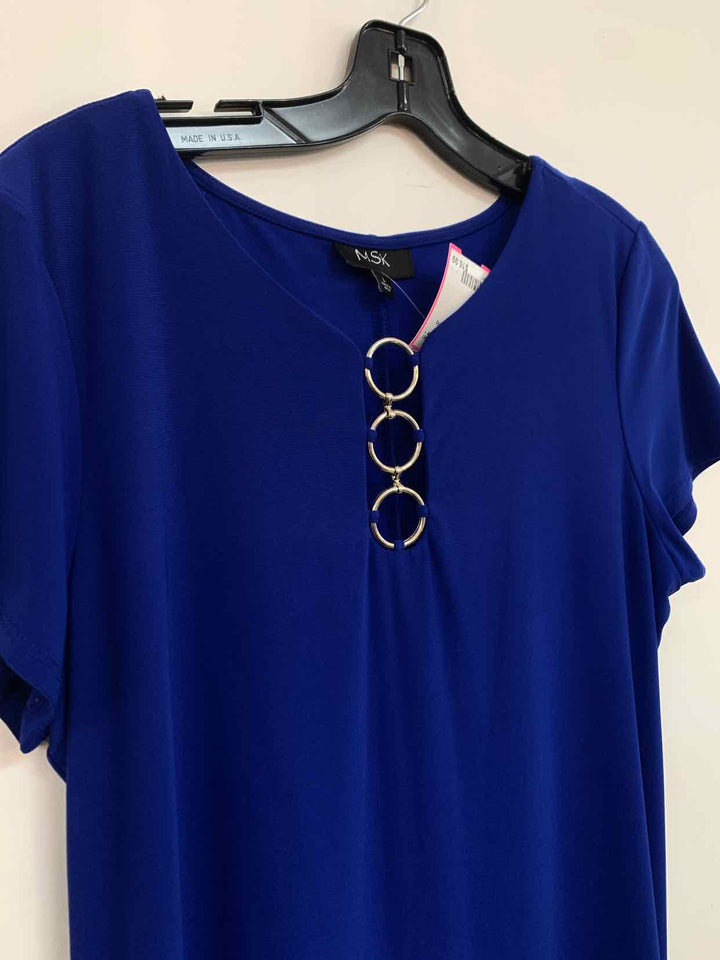 MSK Size XL Blue NWT short sleeve top