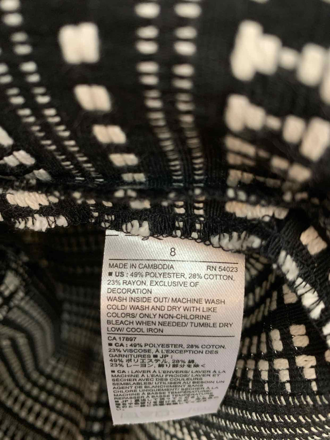 Women Size 8 Banana Republic Black sleeveless dress