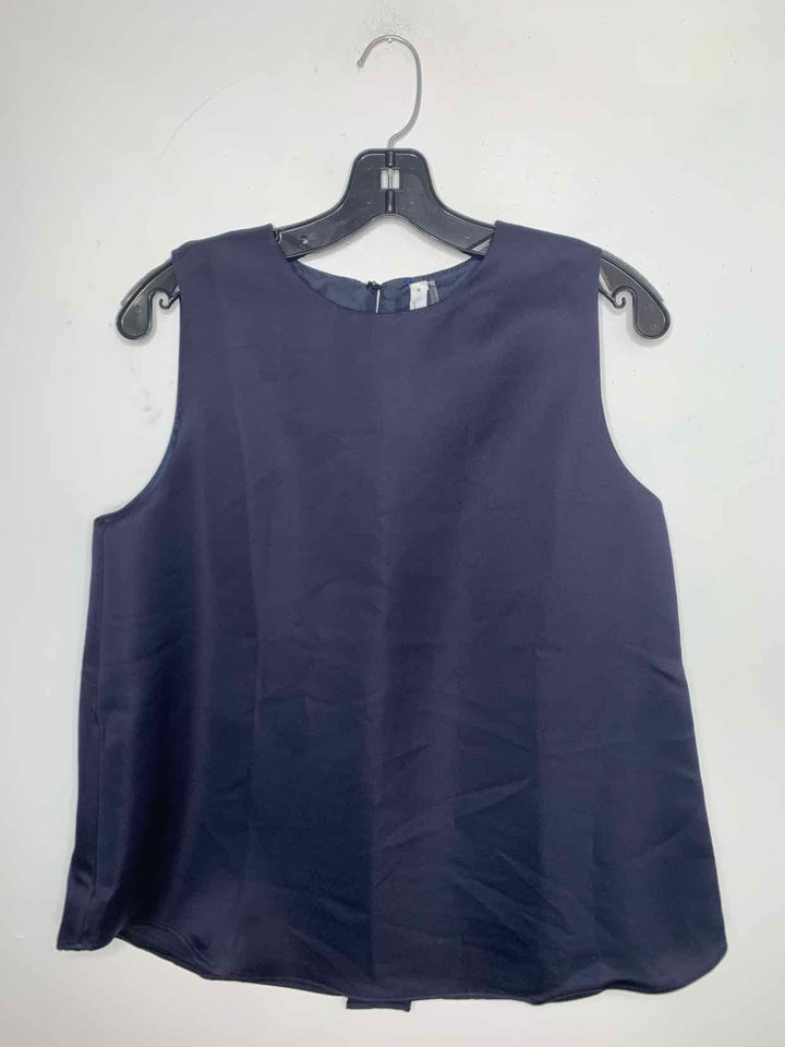 Glam Women Size M Navy sleeveless