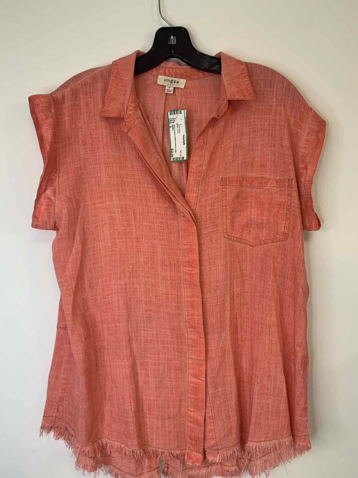 Umgee Women Size S coral sleeveless