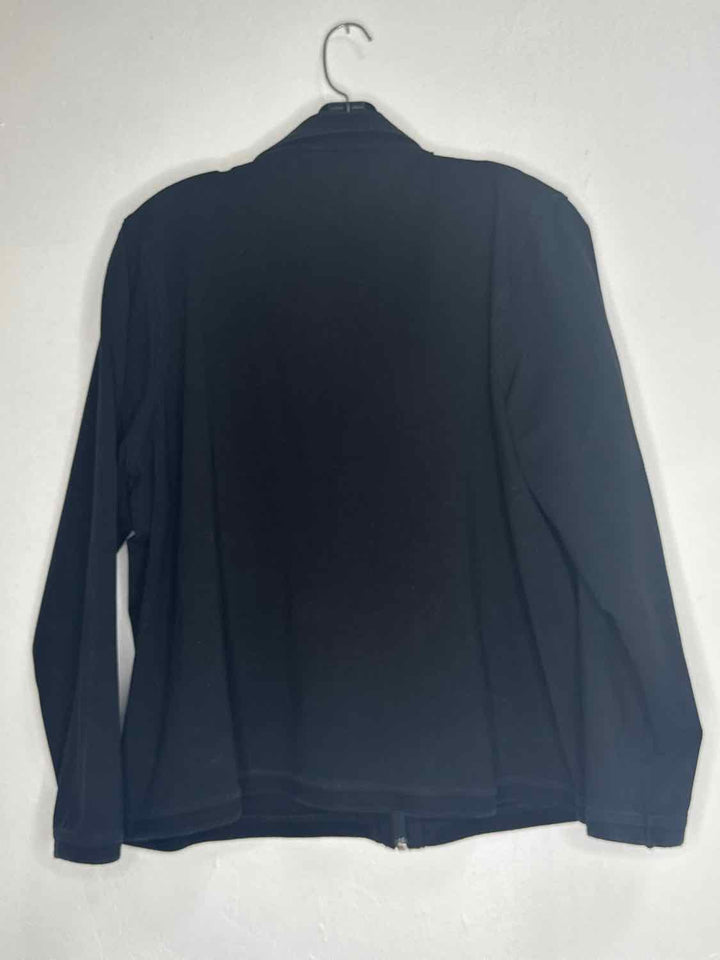 Kim Rogers Women Size PXL Black cardigan