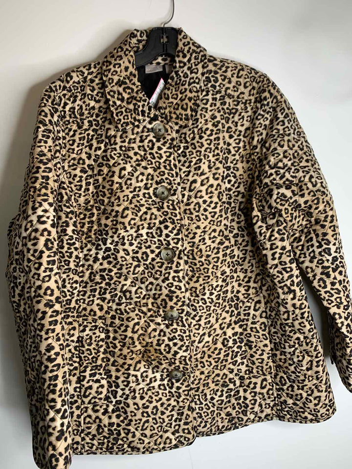 Chicos Animal Print Women Size 3 jacket