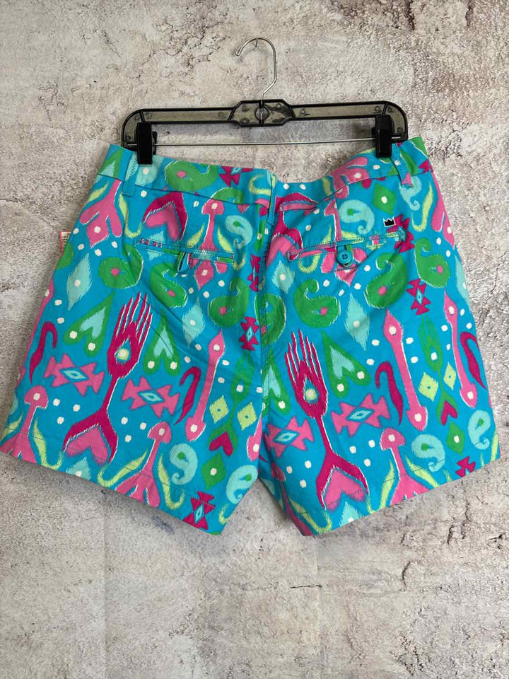 Crown & Ivy Size 12 Teal Shapes casual