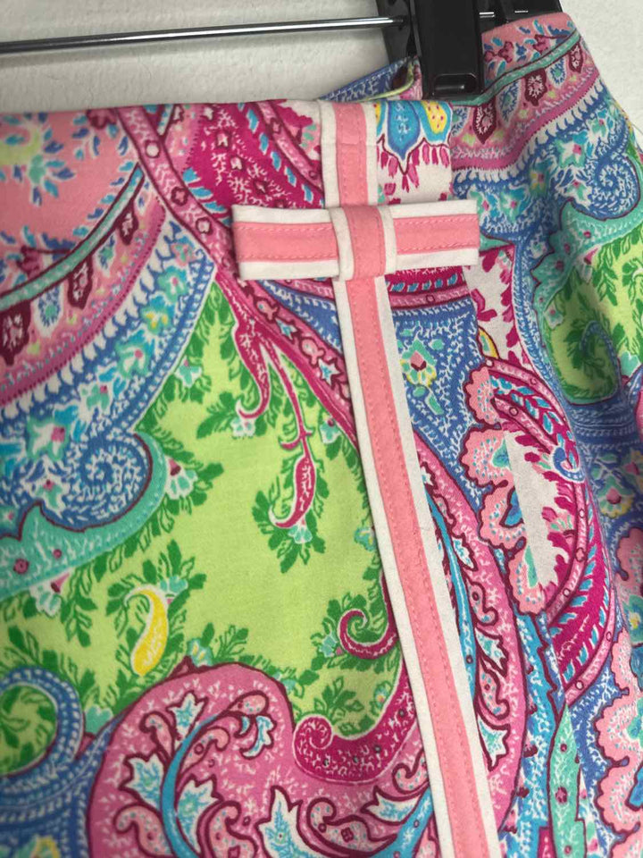 Island Republic Size 8 Pink Paisley knee length skirt