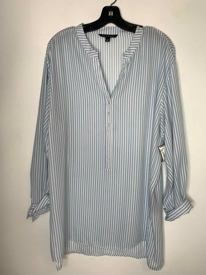 Women Size L Zac & Rachel striped long sleeve dress