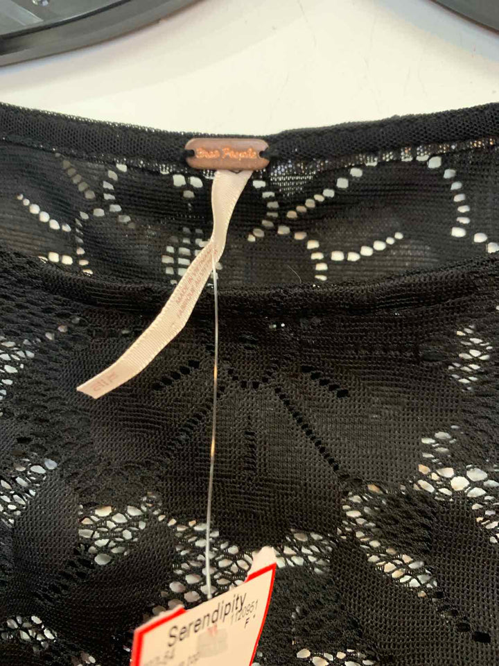 Free People Women Size XL Black long sleeve top