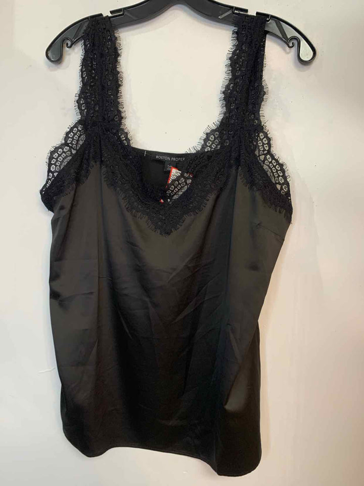 Boston Proper Women Size L Black sleeveless