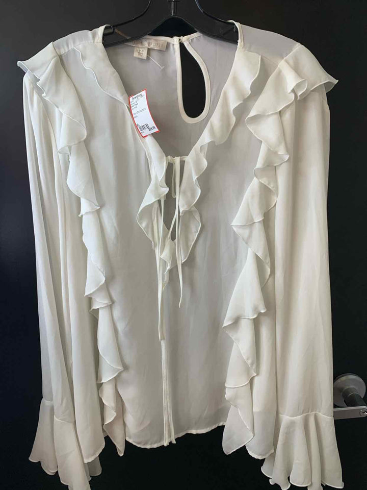 Boston Proper Women Size XL White long sleeve top